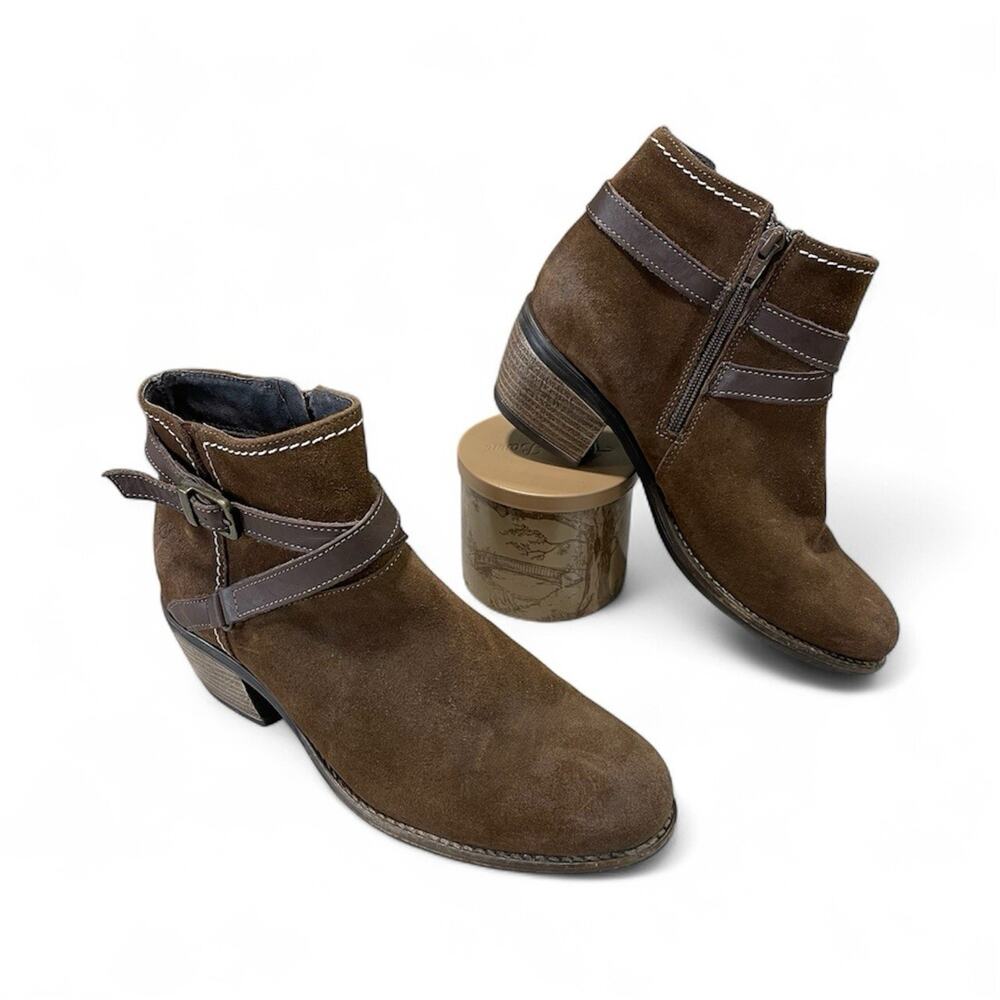 BOS. & CO. By Fly London Women’s Sz 41 EU/10 US Greenville Leather Ankle Boots